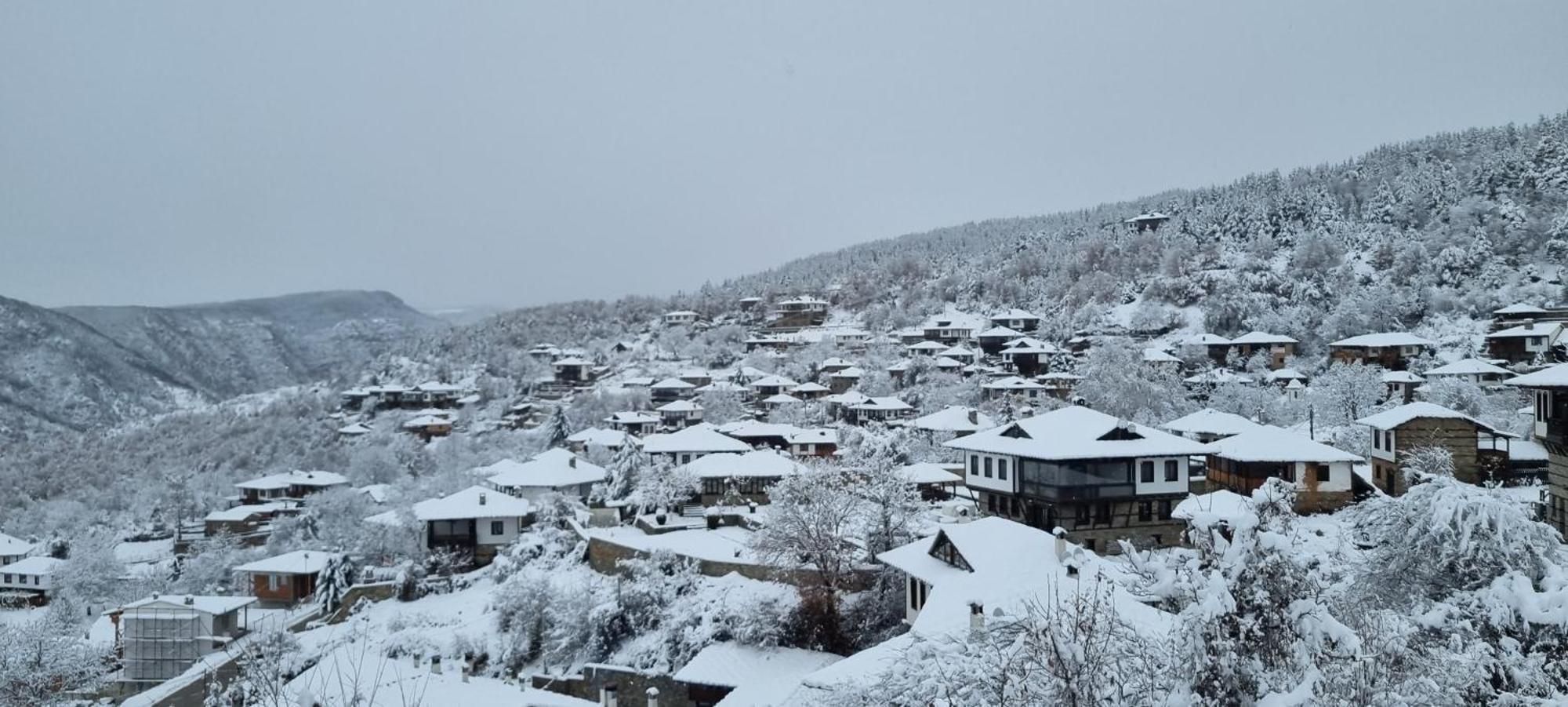 Панорама Хаус Лещен И Еко Къщи Дървена И Землянка Eksteriør bilde