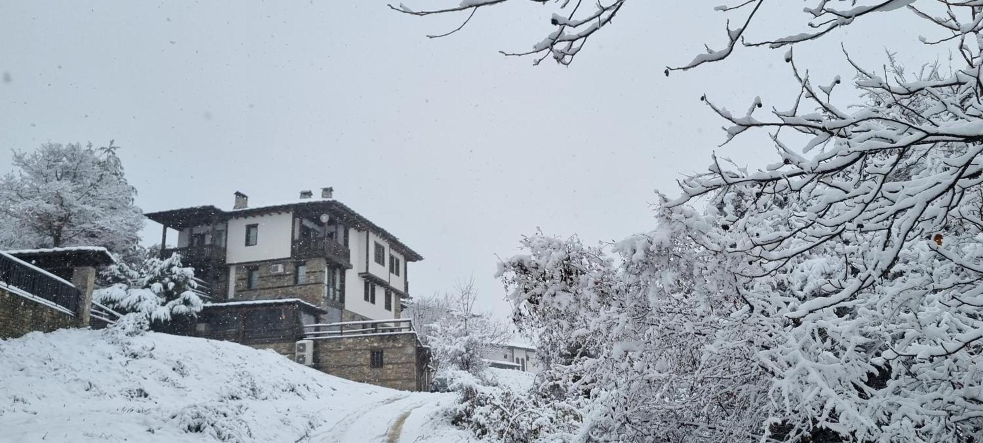 Панорама Хаус Лещен И Еко Къщи Дървена И Землянка Eksteriør bilde